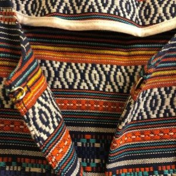 Liz Claiborne Multicolor southwestern lightweight Jacket Size L - Picture 6 of 7